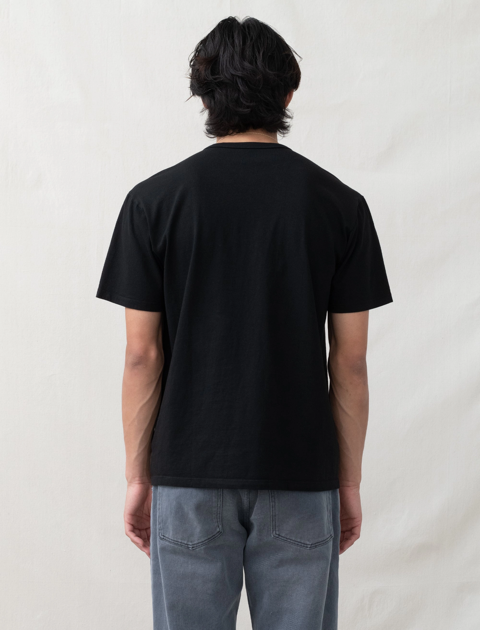 T-Shirt 2-Pack (Black) TwoToneEffect WrinkleResistant