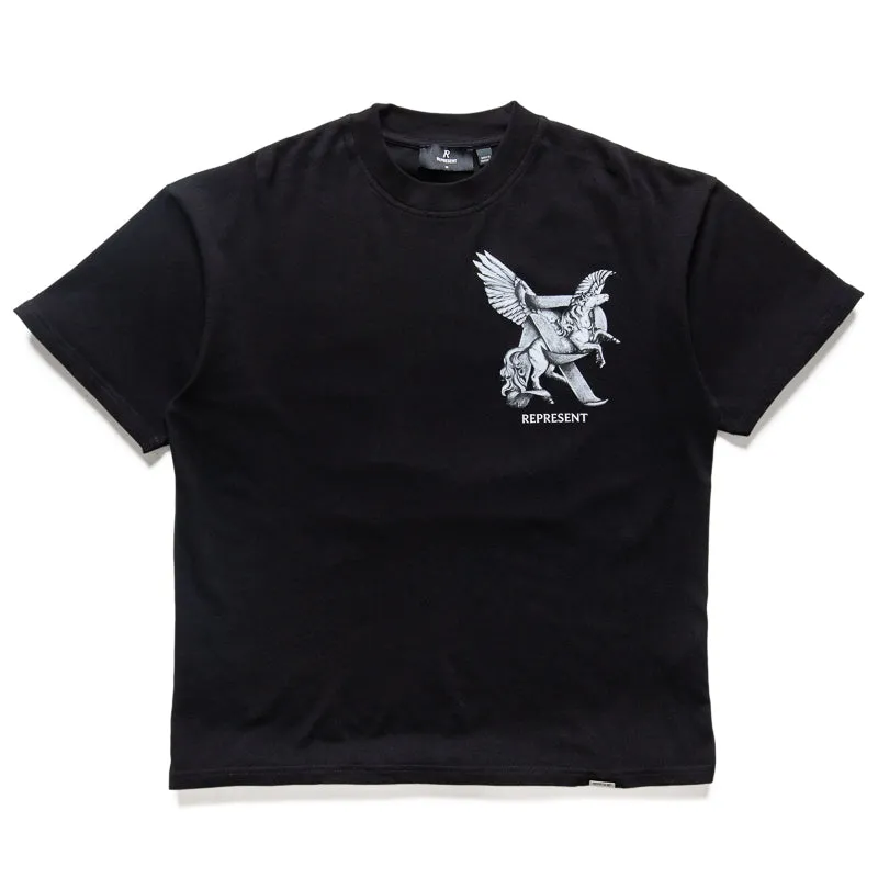 packable Groom attire Represent Elegance In Motion Tee - Jet Black