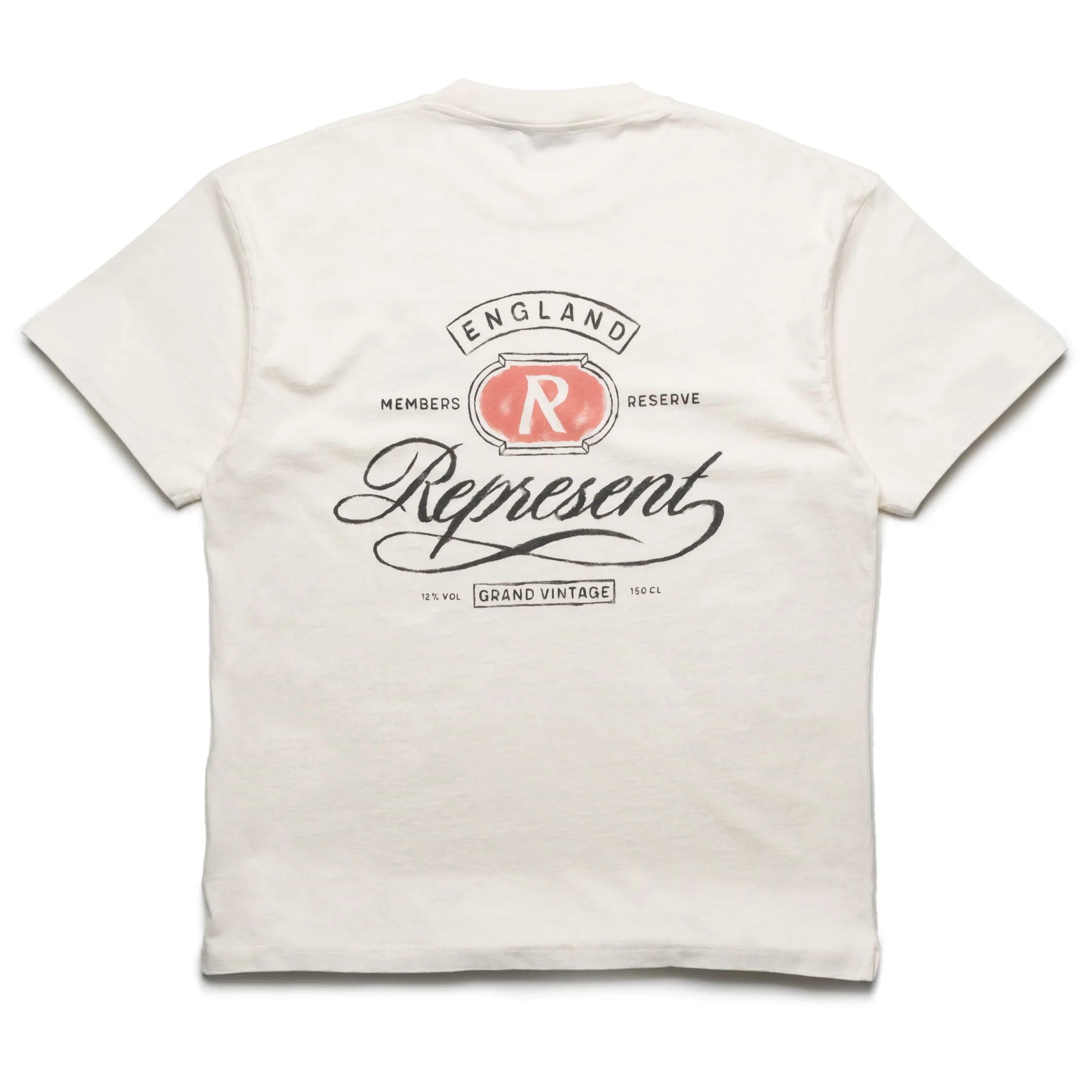 Represent Grand Vintage Hand Drawn Tee - Aged White Suspenders Tapered Legs