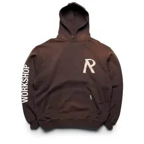 Represent Masking Tape Initial Hoodie - Cedar Urban Day Moisture Wicking Finish