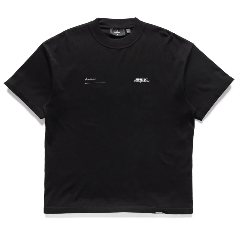 practicality Represent Patron Of The Club Tee - Black