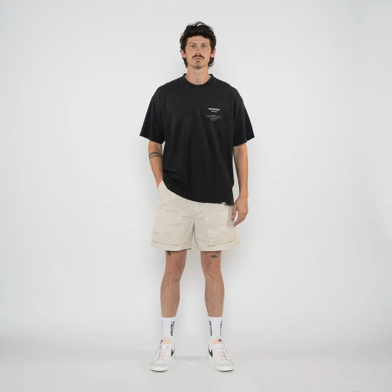 domestic Represent Revere Manor Tee - Stained Black