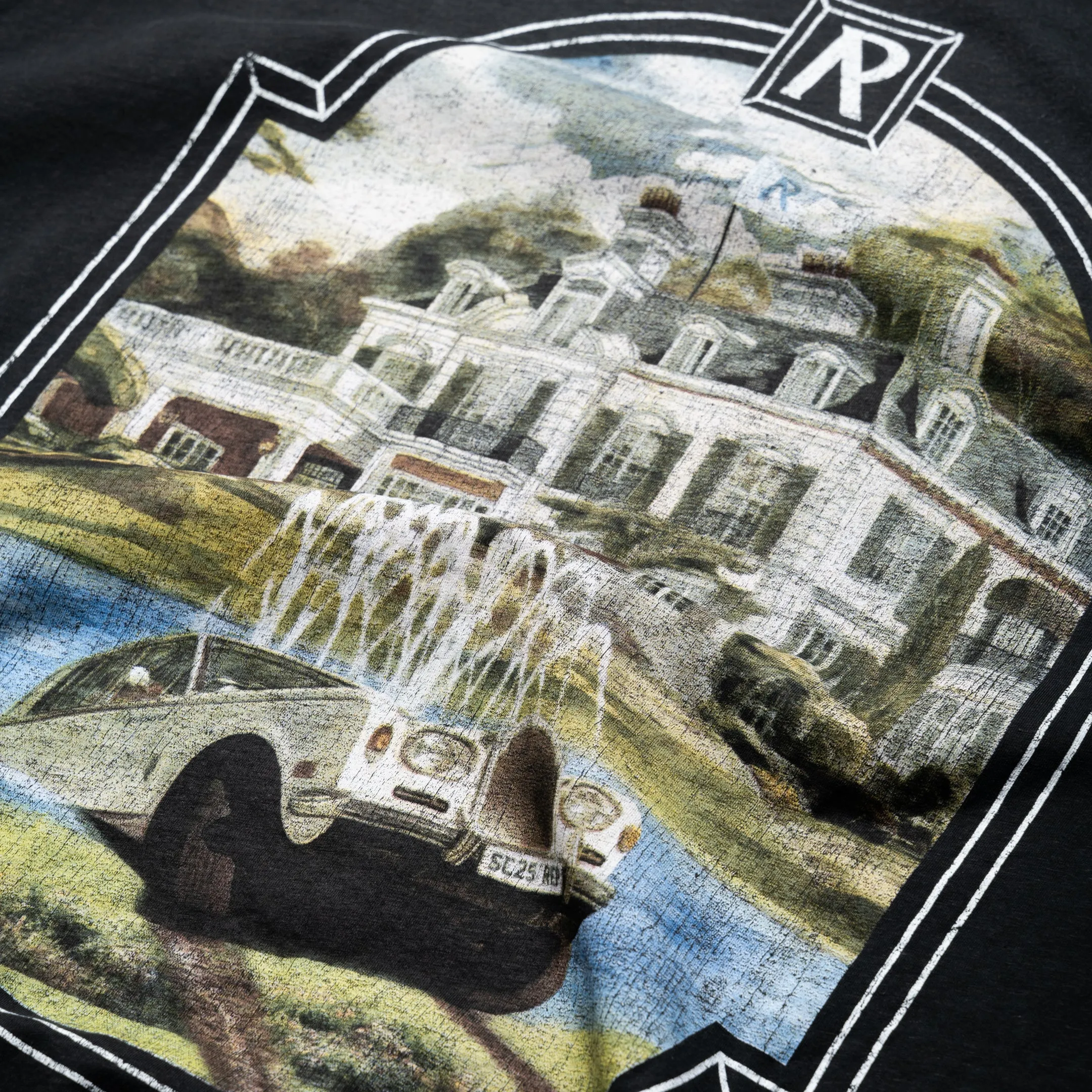 weekday Represent Revere Manor Tee - Stained Black