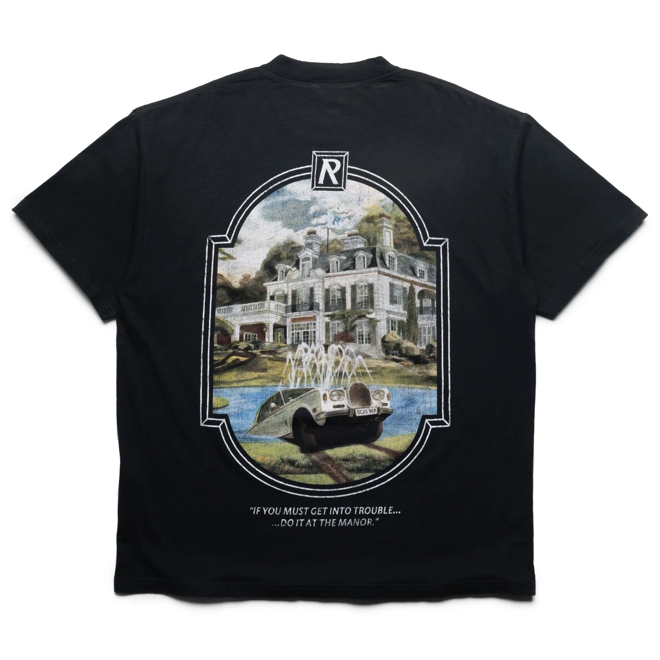 functionality Represent Revere Manor Tee - Stained Black