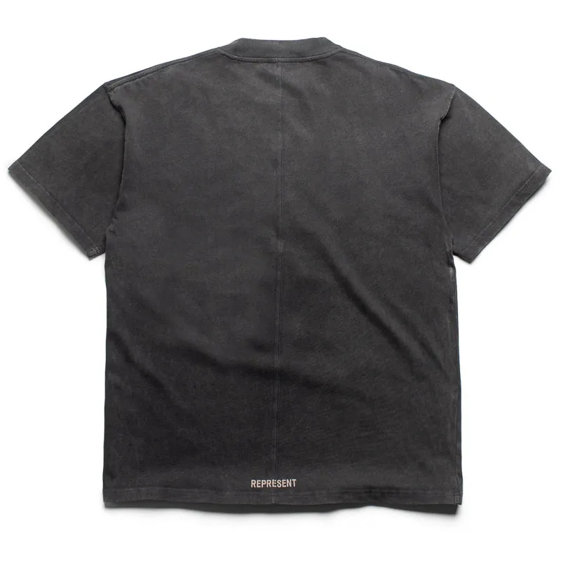 Represent Spirits Mascot Tee - Aged Black outdoor venue
