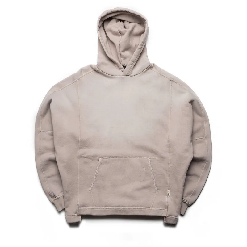Reinforced Elbows Eid wear Represent Step Hem Hoodie - Oat