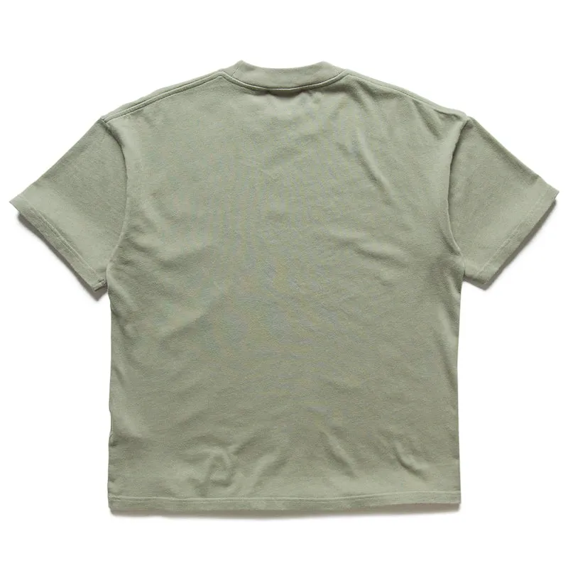 Fringe Detail Represent Thoroughbred Tee - Khaki