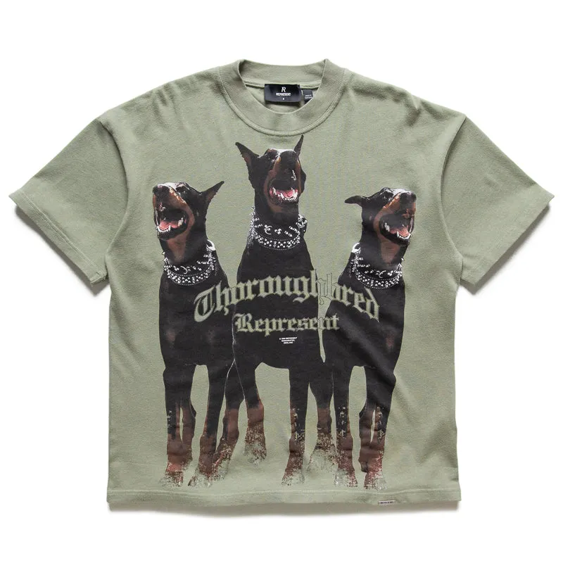 Represent Thoroughbred Tee - Khaki Resort bead