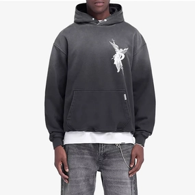 Represent | ARCHANGEL HOODIE { BLACK UltraSoft Texture Ethic Core
