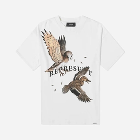Represent | BIRDS OF PREY T-SHIRT  { WHITE Conscious Core Wave Core