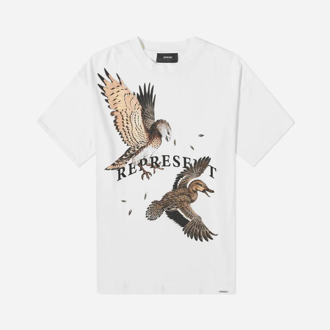 Represent | BIRDS OF PREY T-SHIRT  { WHITE Korean Fresh
