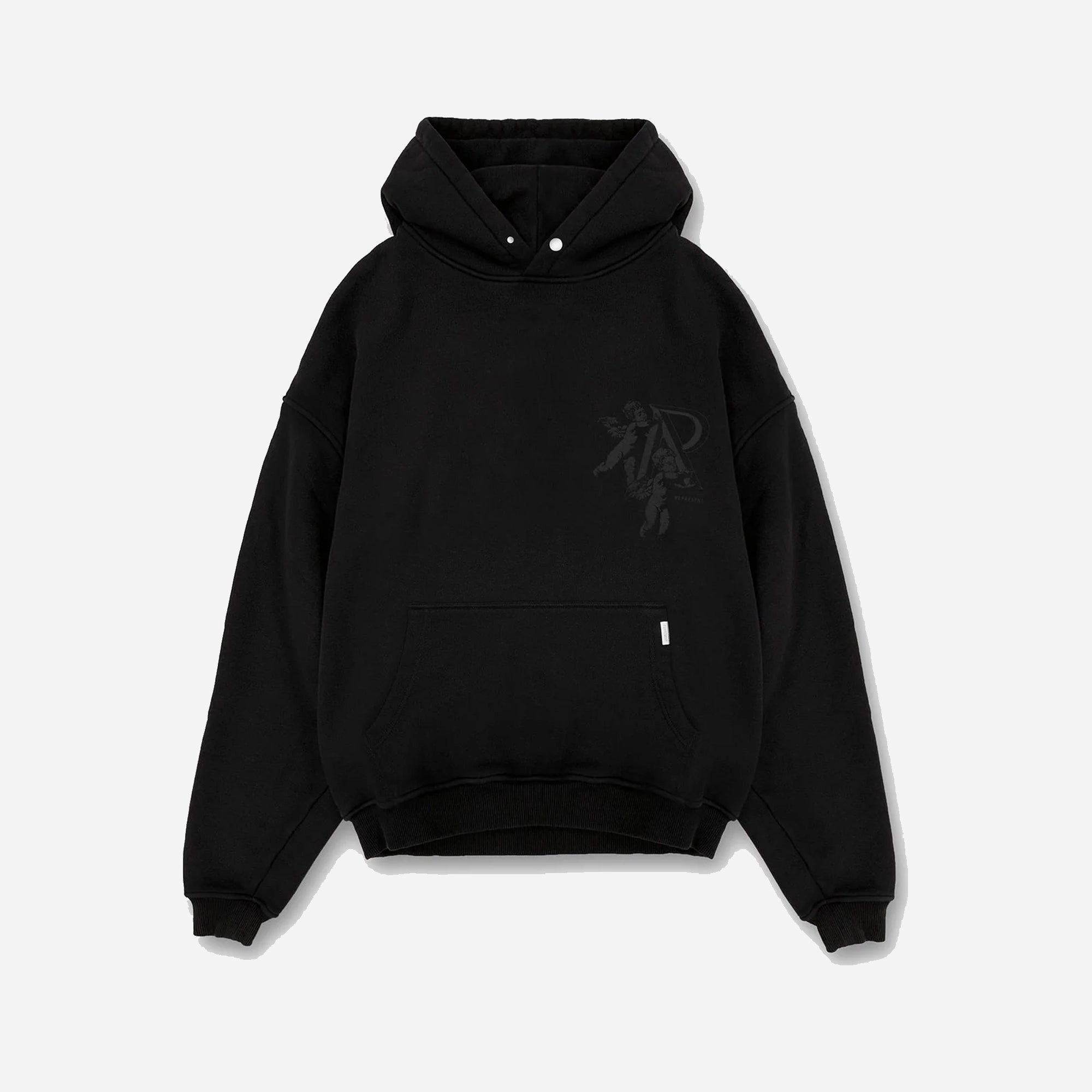Represent | CHERUB INITIAL HOODIE  { BLACK Adjustable Straps