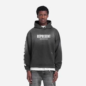 Smile Ease Represent | GODSPEED HOODIE { AGED BLACK