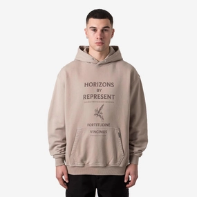 Represent | HORIZONS HOODIE  { TAUPE Lightweight Material Dry Touch