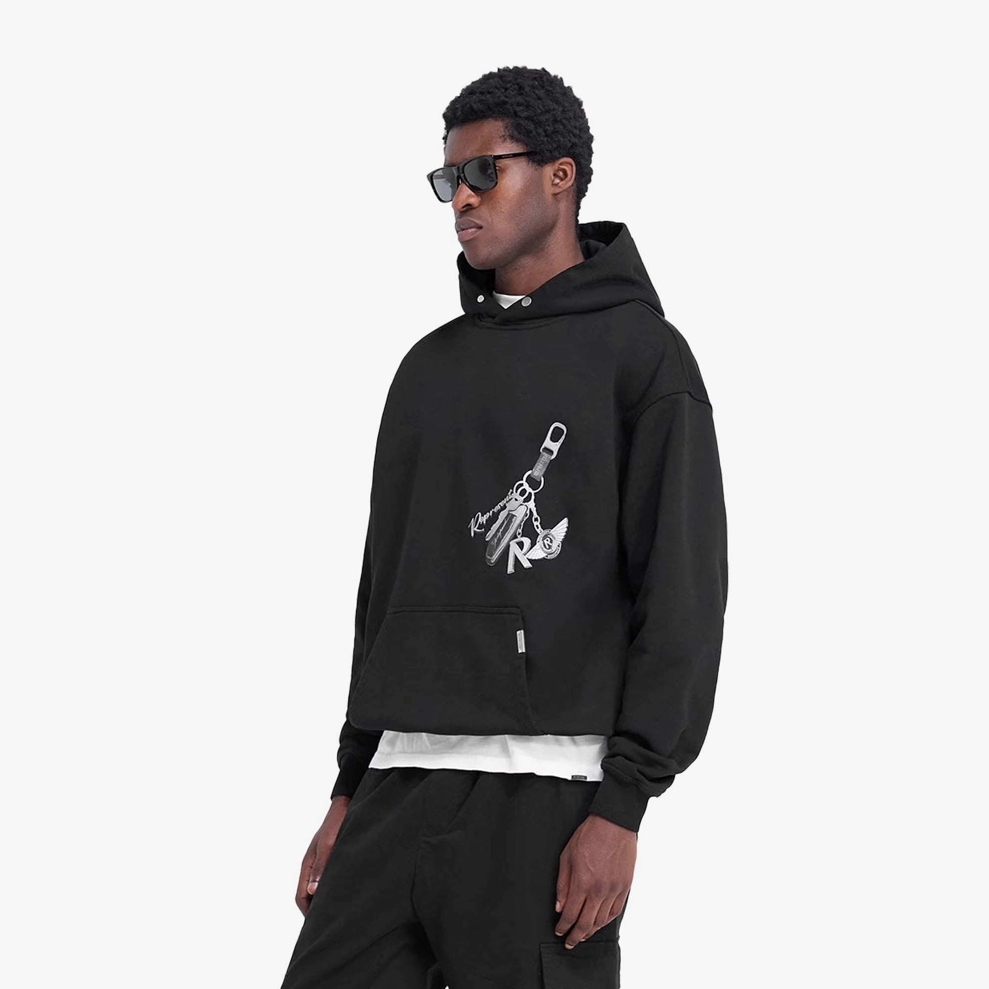 VersatileStyle Represent | KEYS TO THE CLUB HOODIE { JET BLACK