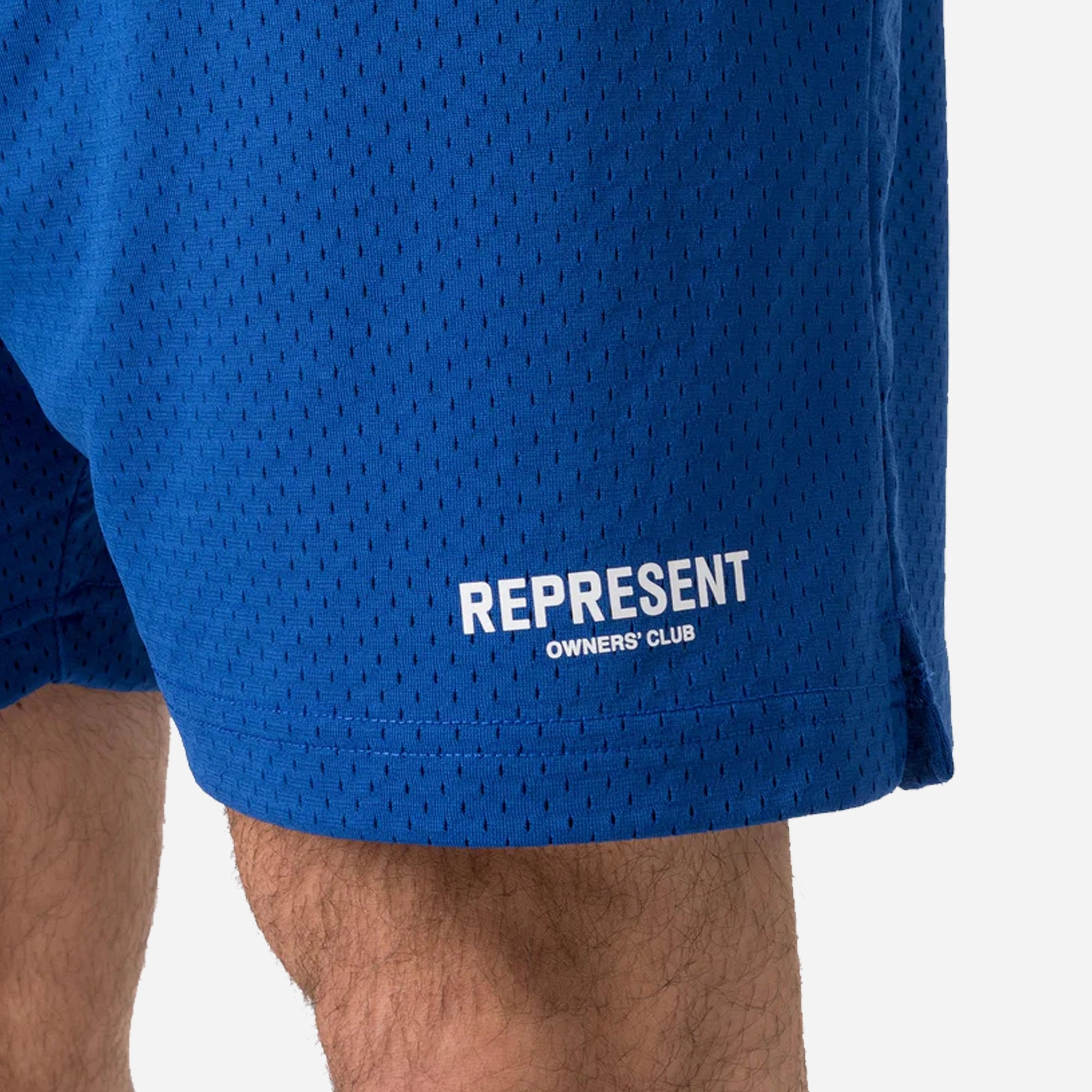 LightweightTextile Quiet Charm Represent | OWNERS CLUB MESH SHORT  { BLUE