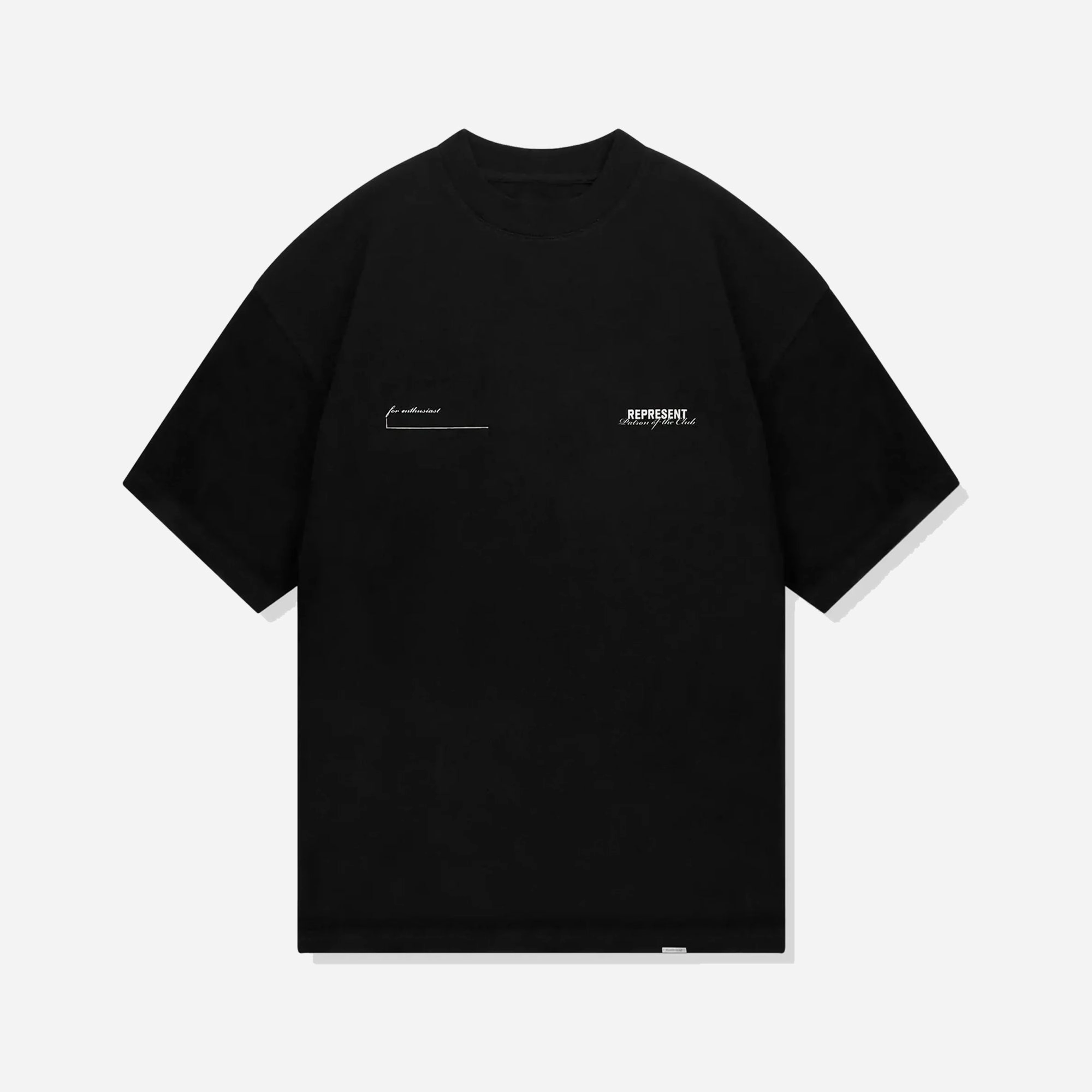 REPRESENT | PATRON OF THE CLUB T-SHIRT { BLACK french chic