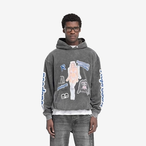 Air Move Represent | QUESTION YOUR INNOCENCE HOODIE { VINTAGE GREY