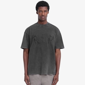 REPRESENT | REP APPLIQUE T-SHIRT { VINTAGE BLACK Adjustable Fit