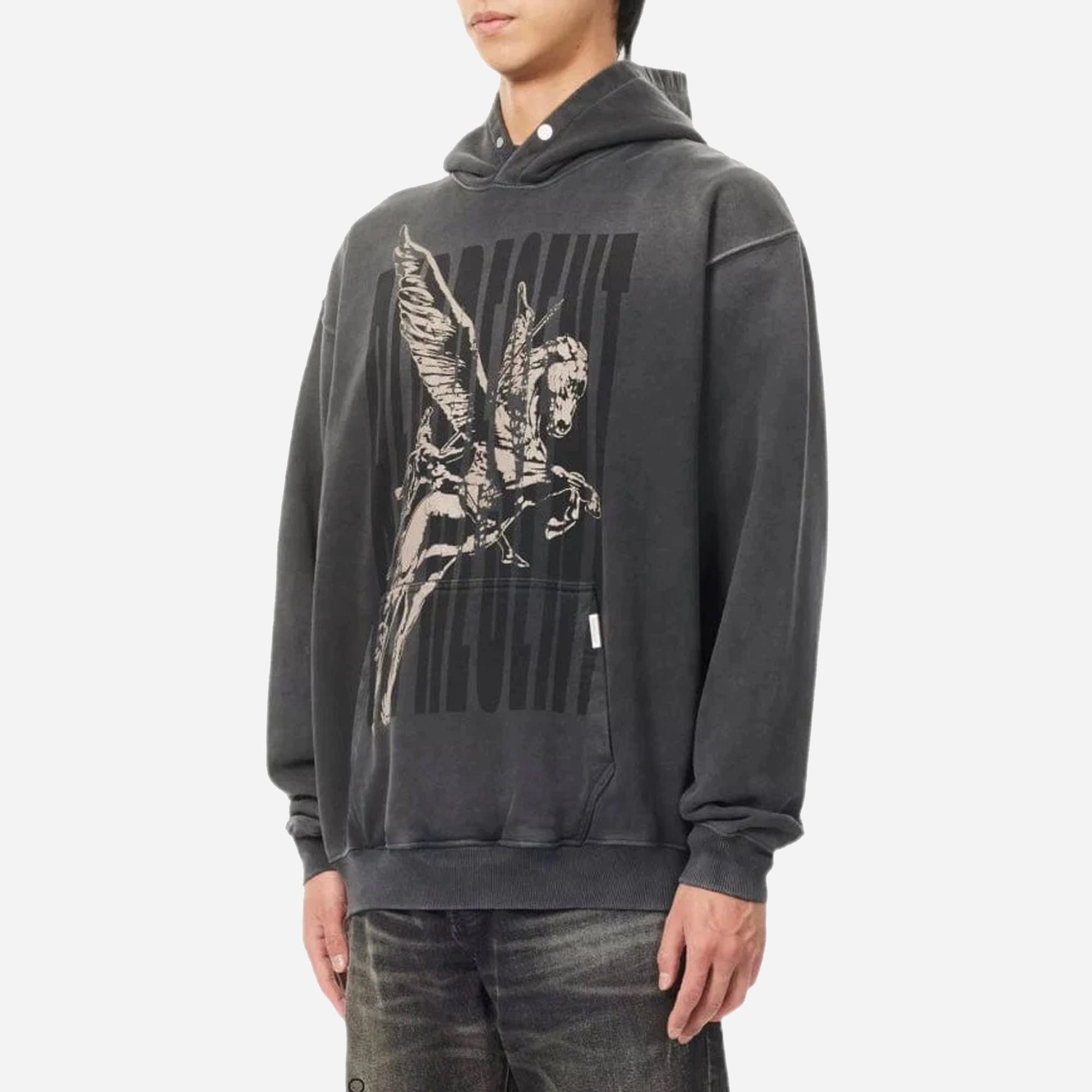 RecycledPolyester Represent | SPIRITS MASCOT HOODIE  { AGED BLACK