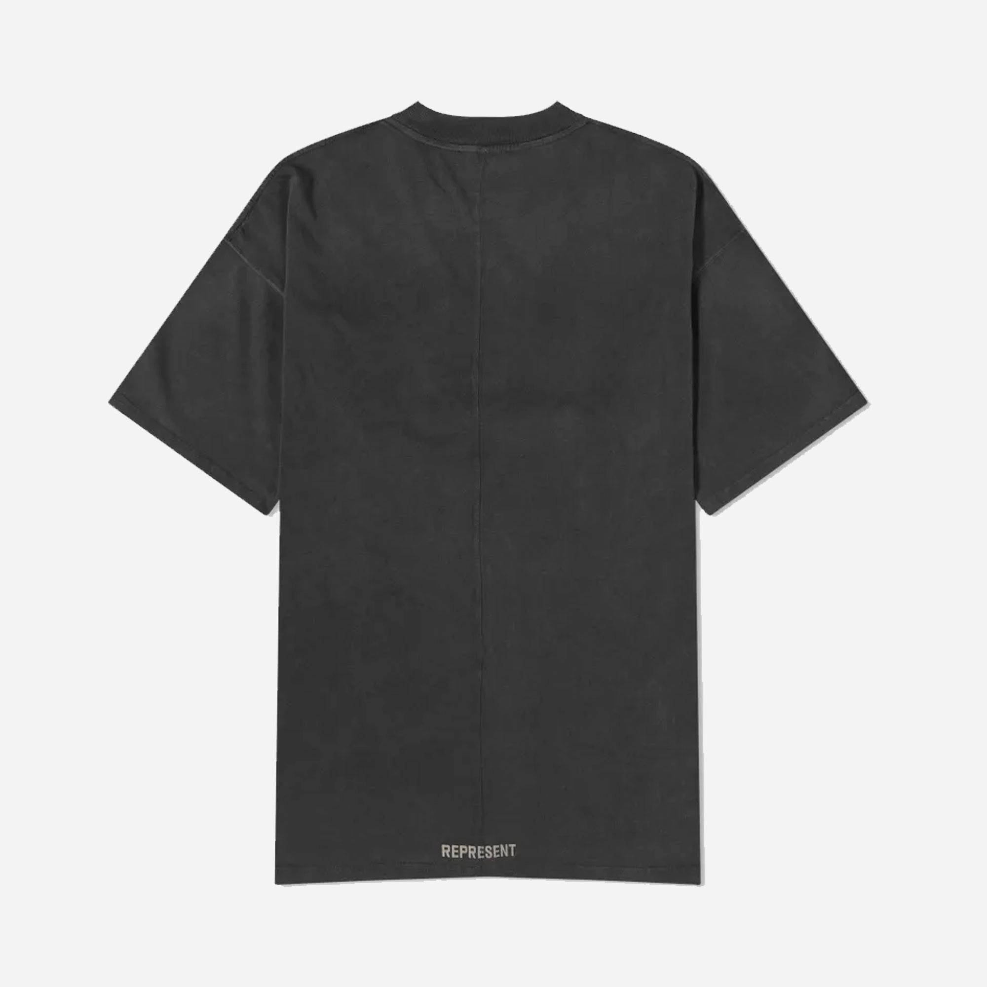 Light Core Represent | SPIRITS MASCOT T-SHIRT  { AGED BLACK