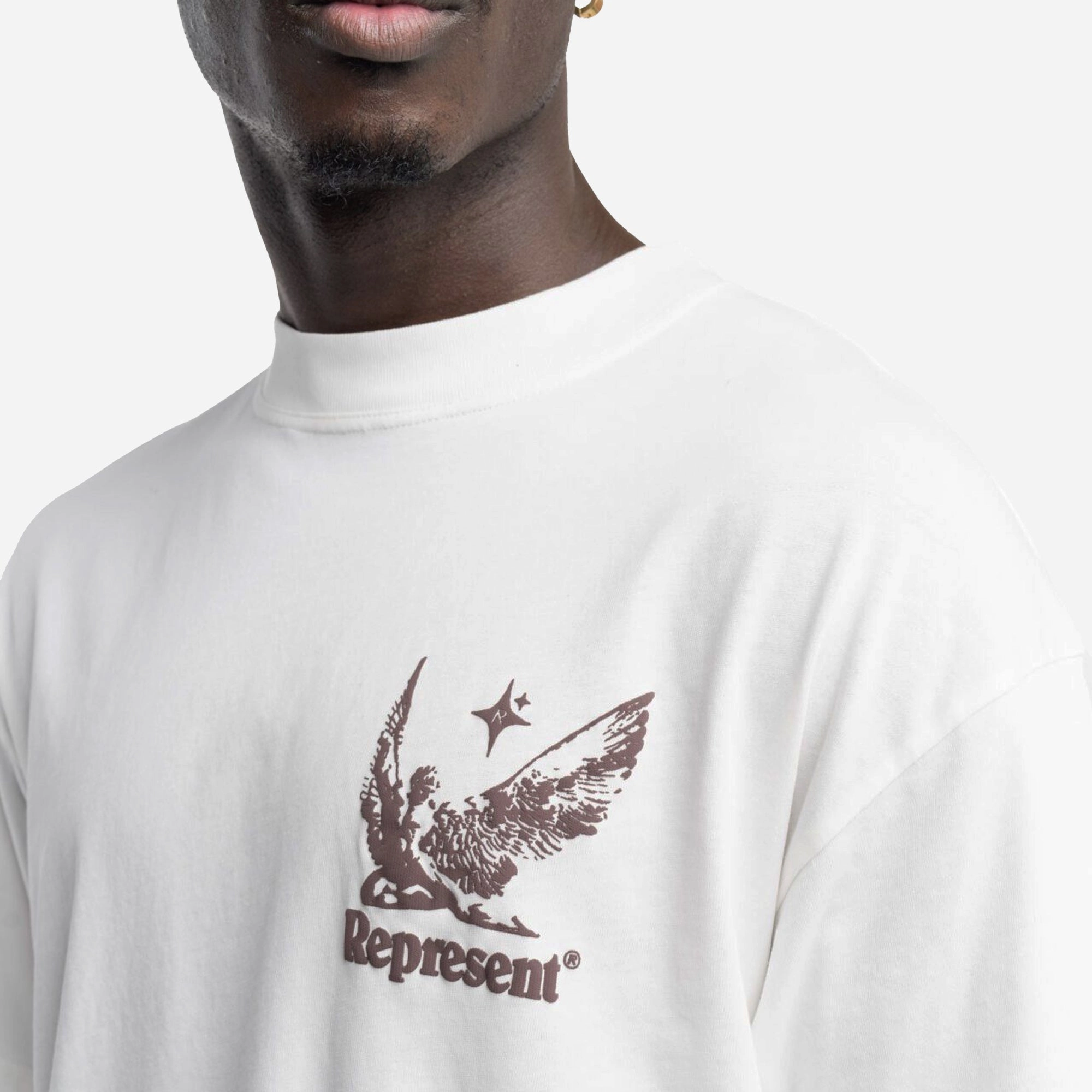 Magnetic Closure REPRESENT | SPIRITS OF SUMMER T-SHIRT { FLAT WHITE