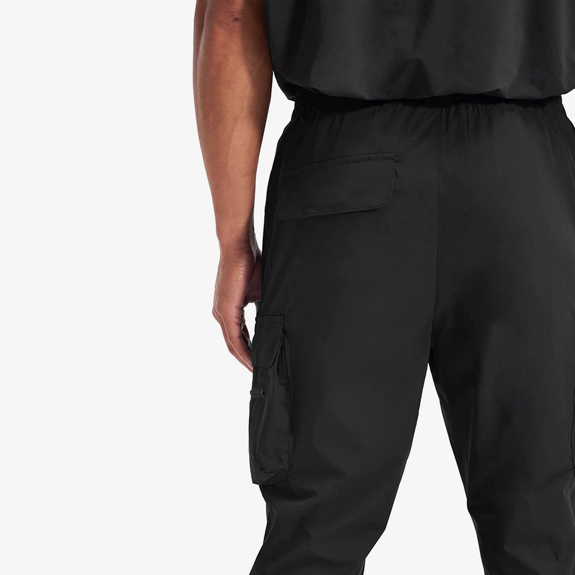 Stretchable Material REPRESENT | STEPPED HEM SWEATPANTS { 247 PANT { BLACK