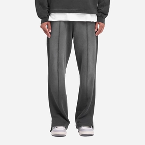 REPRESENT | STEPPED HEM SWEATPANTS { STAINED BLACK AbrasionResistantFabric AntiPillingTechnology