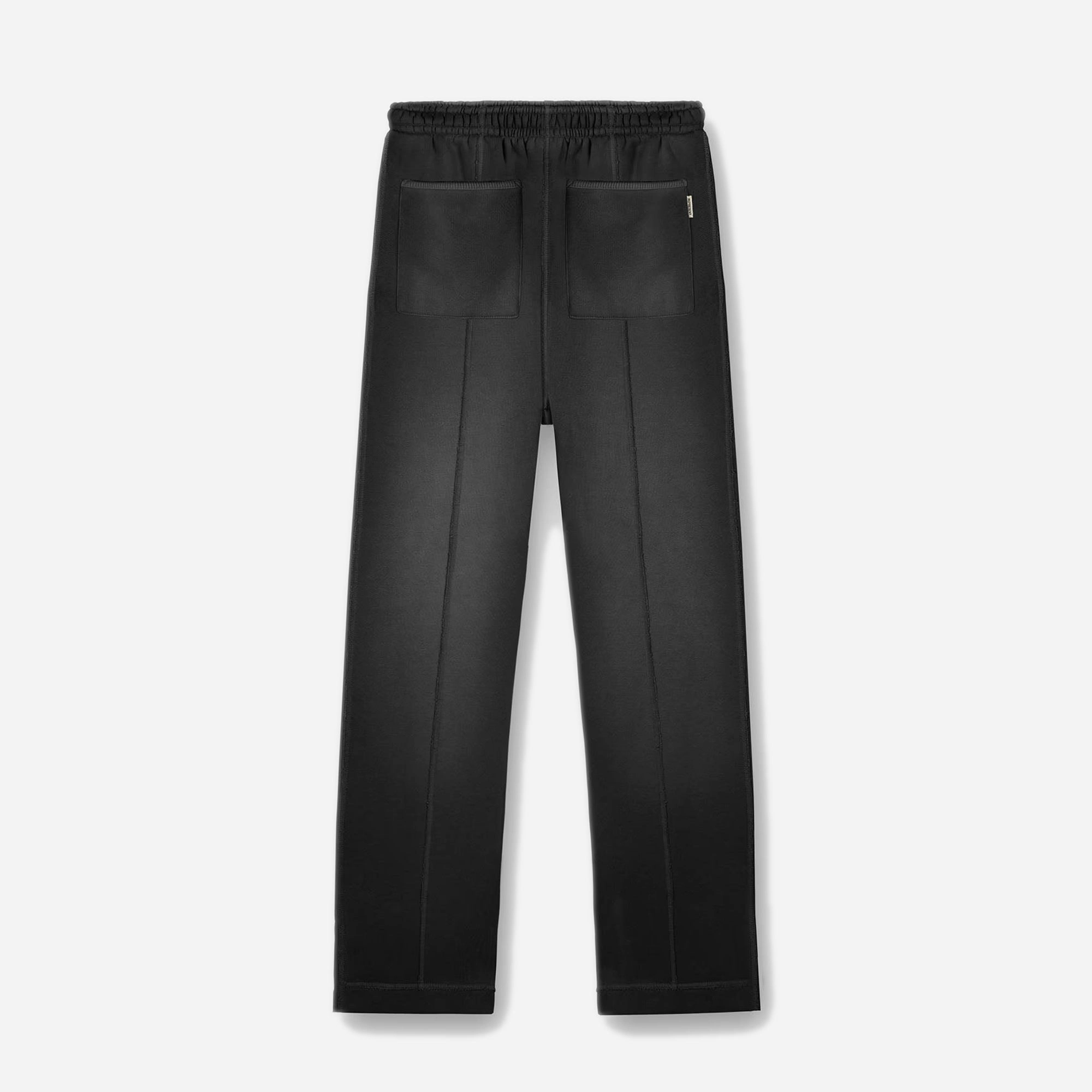 REPRESENT | STEPPED HEM SWEATPANTS { STAINED BLACK Soft Motion