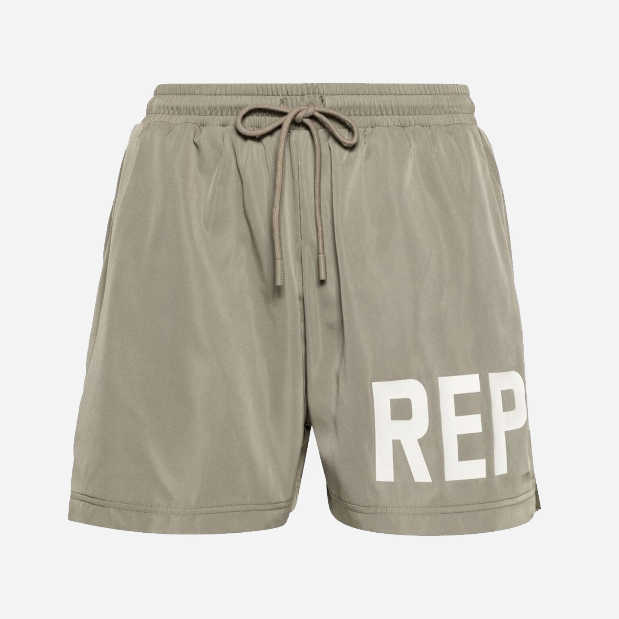Represent | SWIM SHORTS  { KHAKI AntiPilling Technology