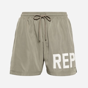 Represent | SWIM SHORTS  { KHAKI AntiPilling Technology