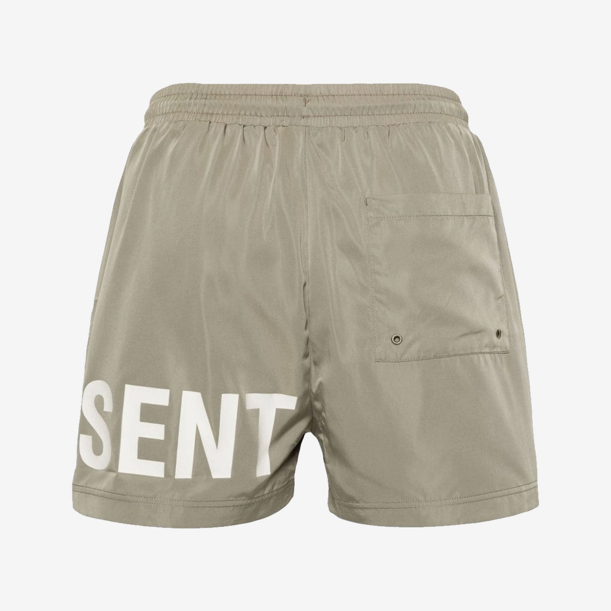 Represent | SWIM SHORTS  { KHAKI Lightweight Material Luxury Mood