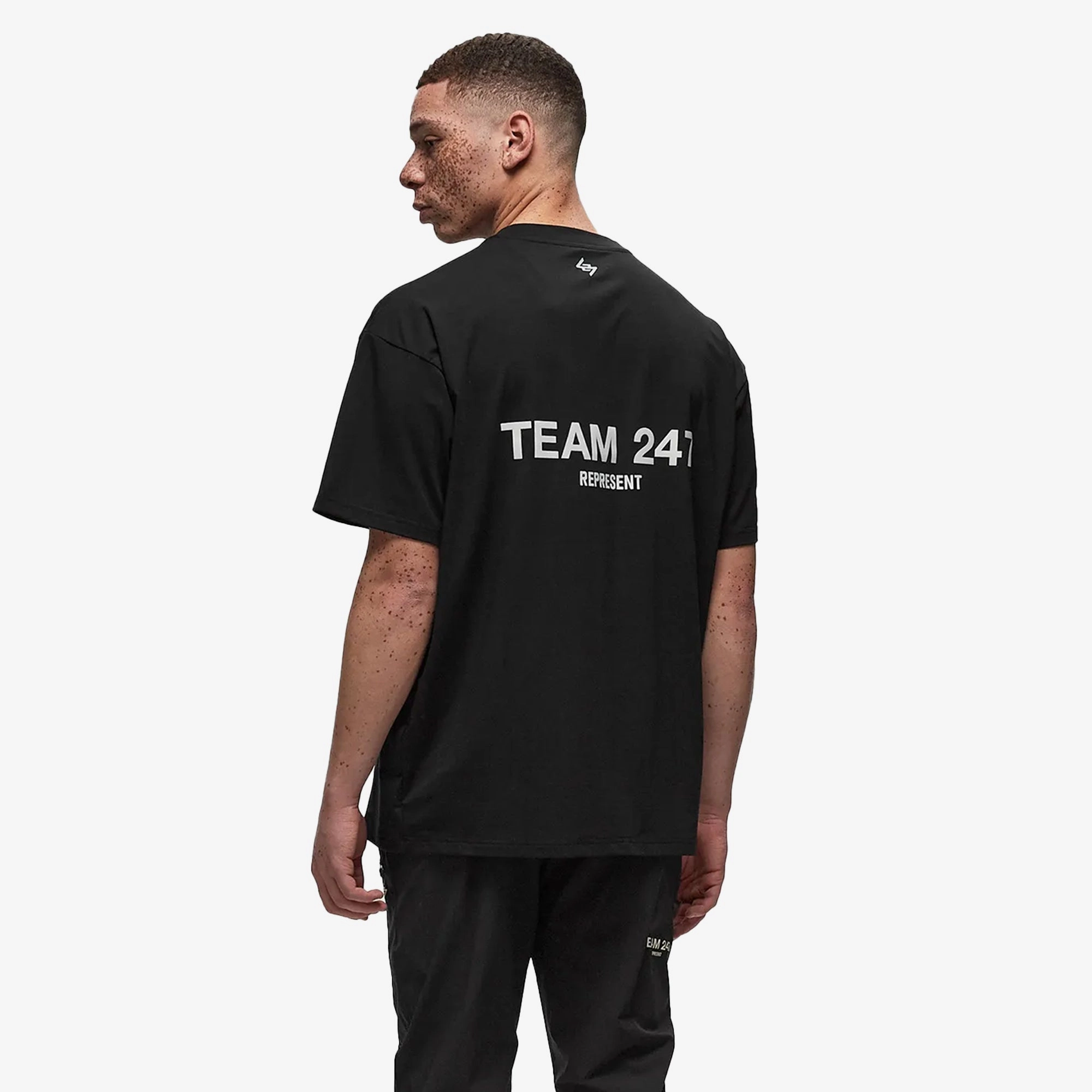 SeamlessPockets REPRESENT | TEAM 247 OVERSIZED T-SHIRT { BLACK