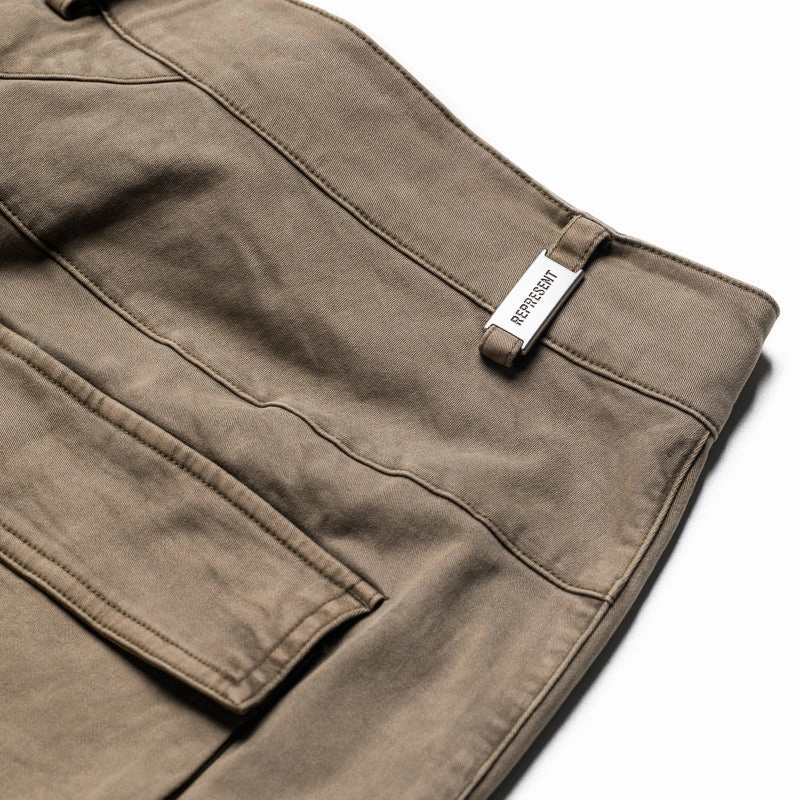 Represent Baggy Cargo Pant - Dawn FlexibleWaistband Neat Edge