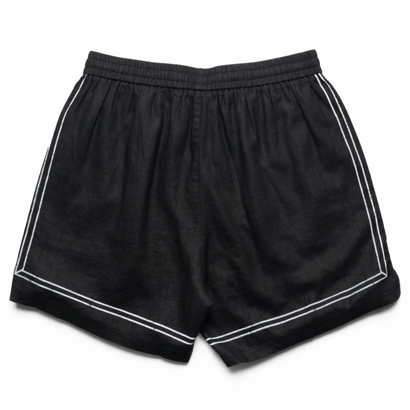 Represent Border Short - Jet Black Active Fit