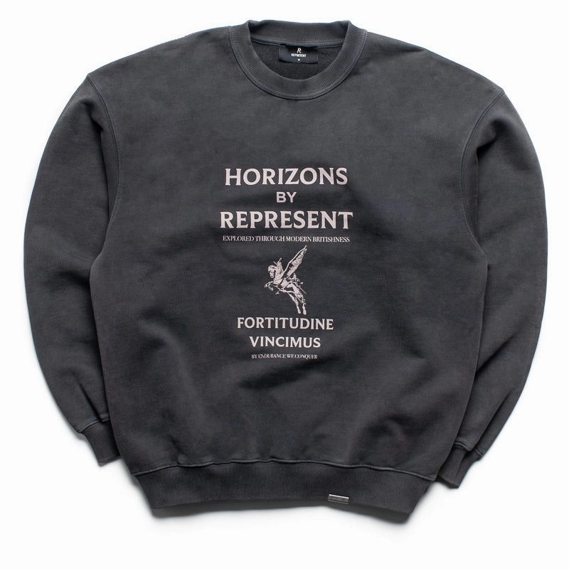 Rain Proof Travel Core Represent Horizons Sweater - Aged Black