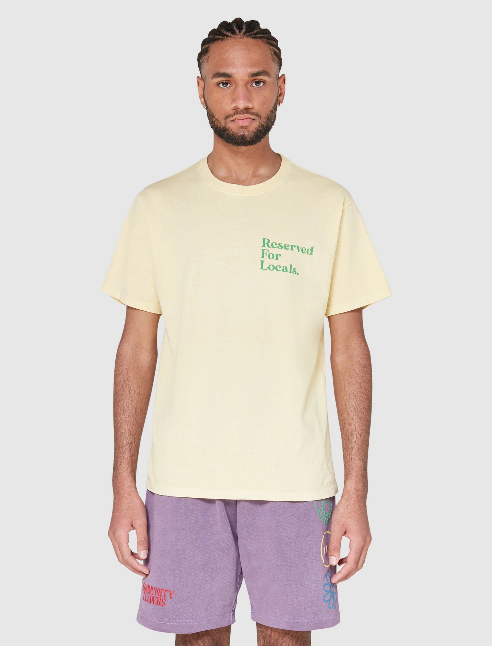 RESERVED 4 LOCALS TEE ElasticTrimming