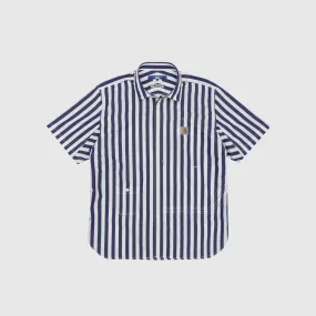 Mature appeal X CARHARTT WIP STRIPED S/S WORK SHIRT