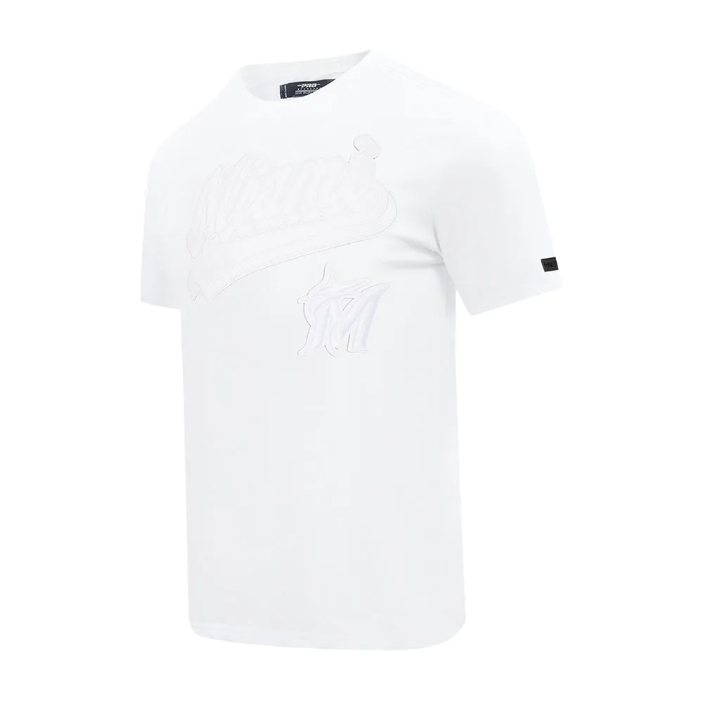 Loose Thread Miami Marlins White Out Tee -Mens