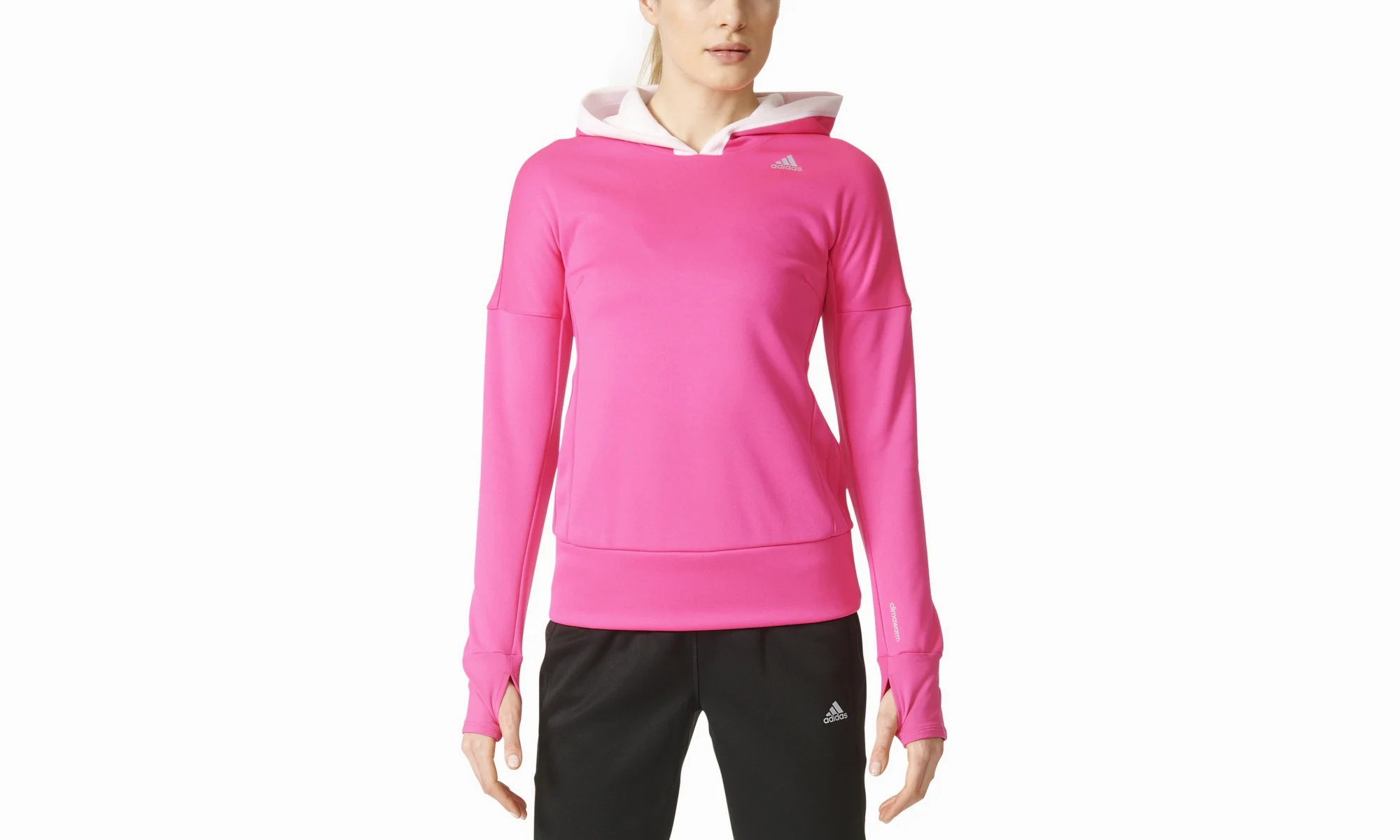 Response Climawarm Astro Running Hoodie "Shock Pink / White"
