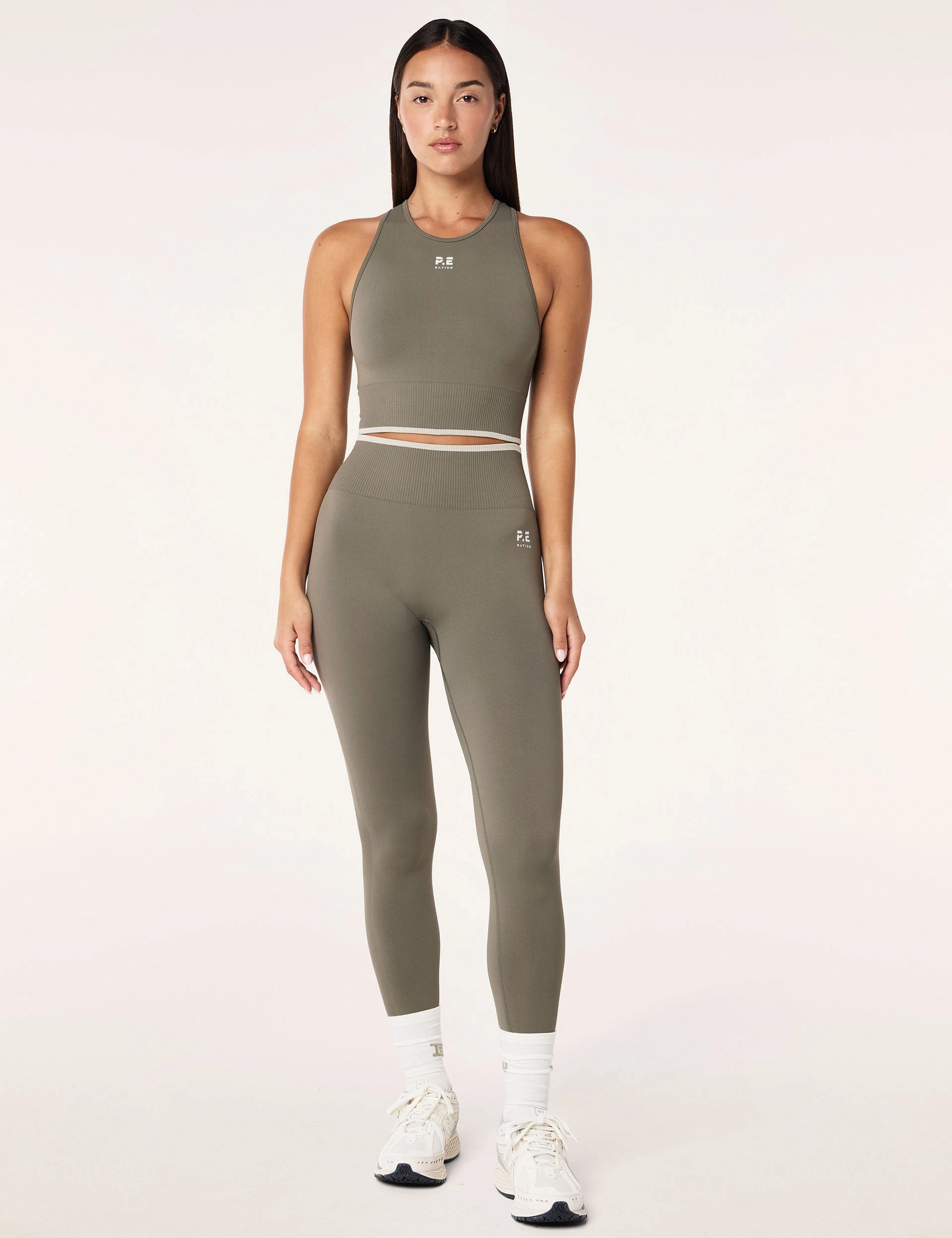 Moisture wicking Restore Seamless Legging - Khaki
