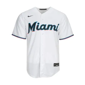 Marlins Nike Replica Home Jersey - Mens Dense Fit