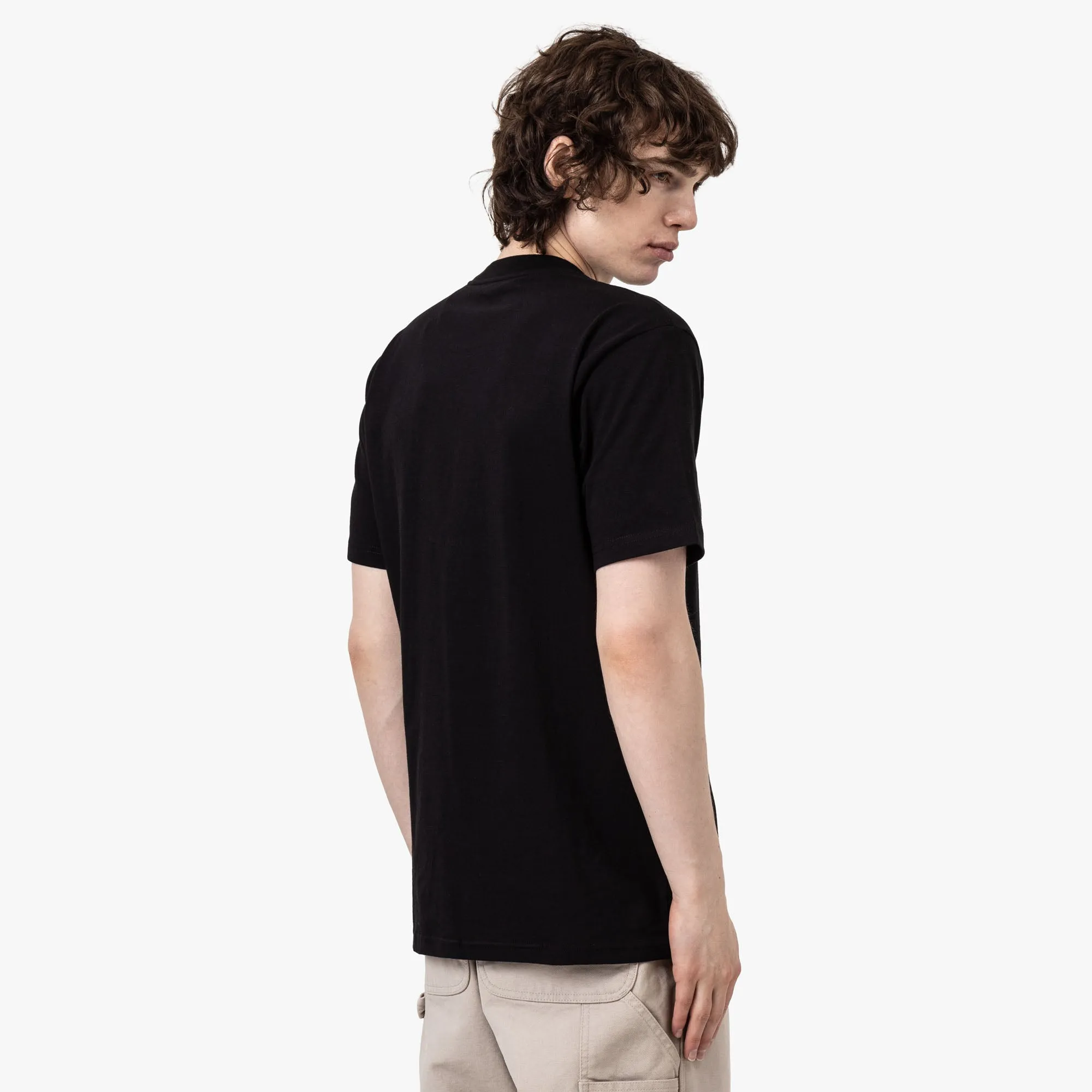Carhartt WIP By The Numbers Tee Black low demand evening
