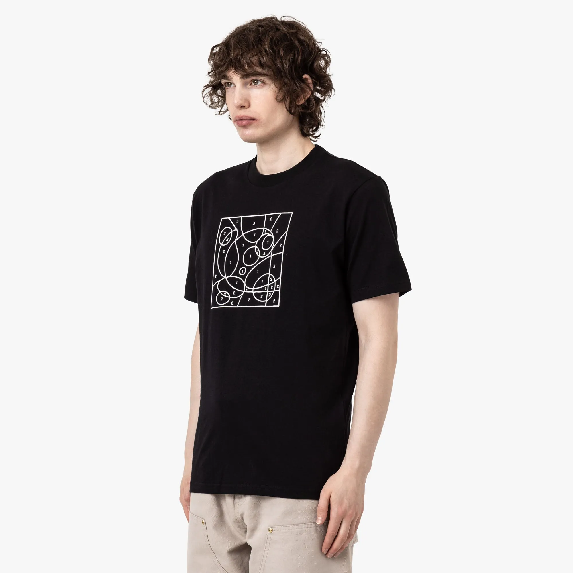 Carhartt WIP By The Numbers Tee Black helicopter event Square Neck