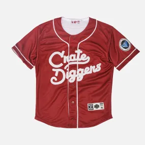 HeavyDuty Zipper River Flow CRATE DIGGERS PHILADELPHIA JERSEY - BURGUNDY