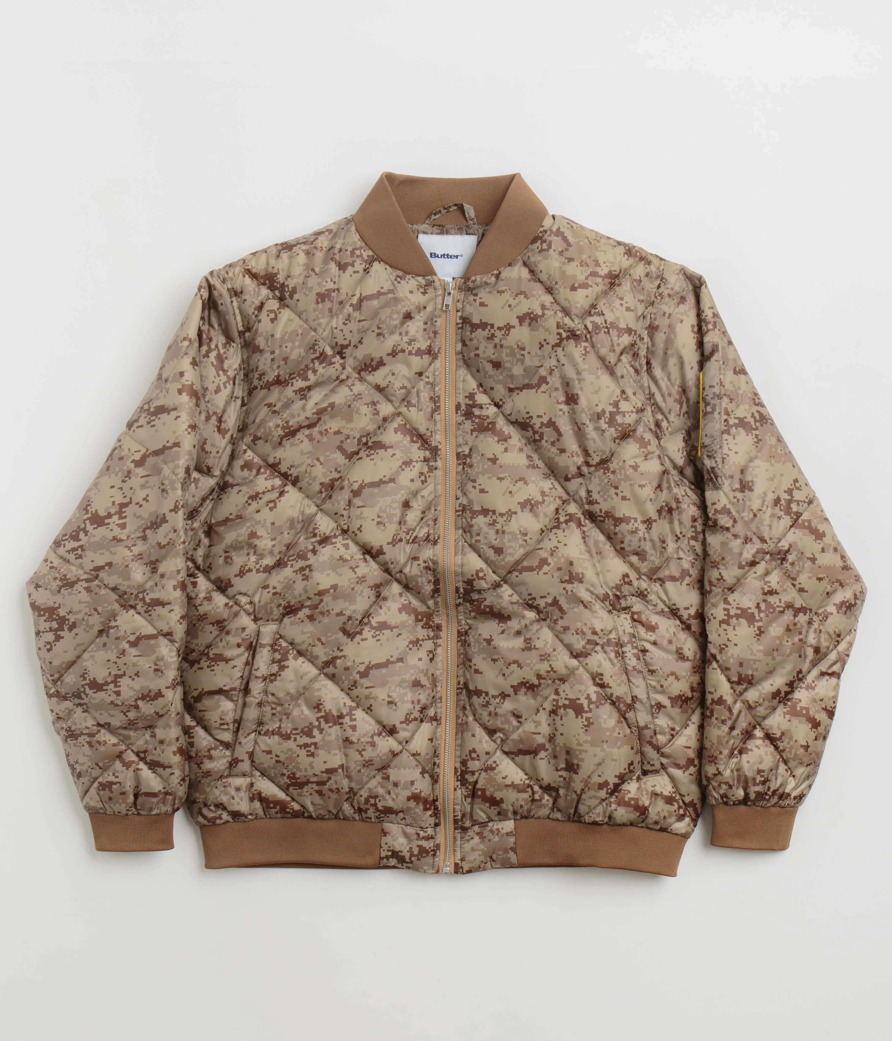 Thermal Reflective Lining Butter Goods Temperature Bomber Jacket - Digital Camo