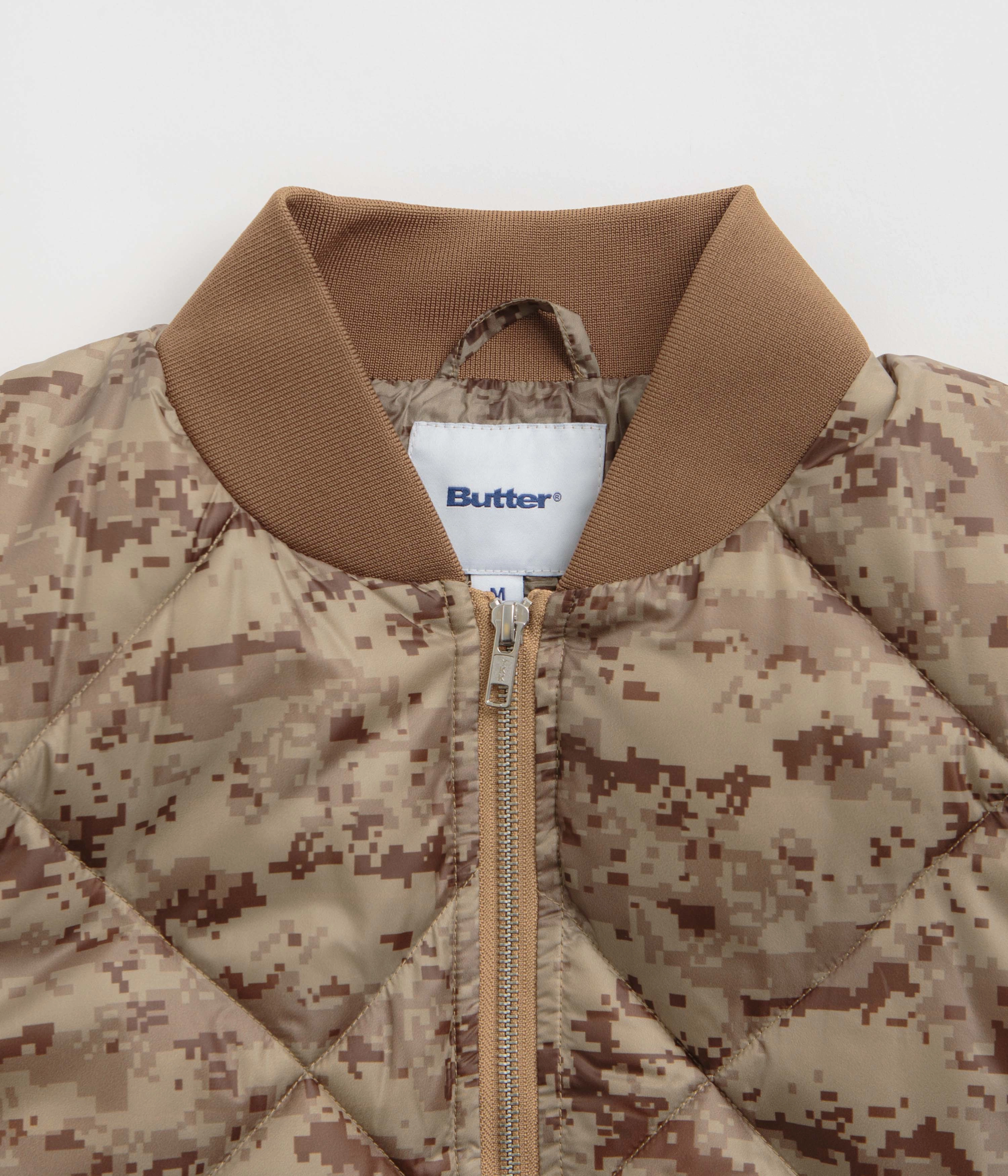 Butter Goods Temperature Bomber Jacket - Digital Camo Core Look