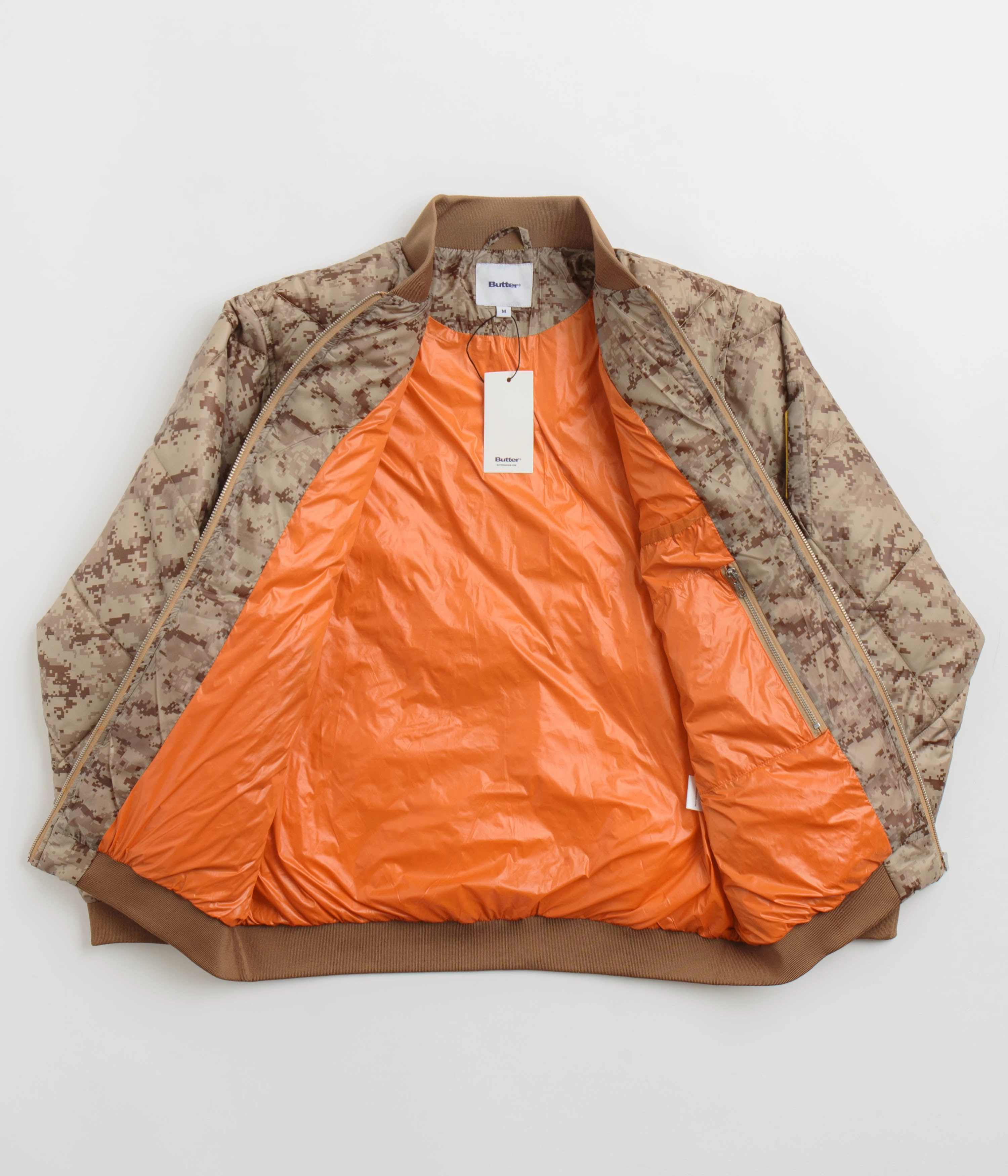 Butter Goods Temperature Bomber Jacket - Digital Camo Advice