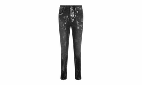 Slim Fit Low Rise Jeans "Black" No Hassle Fit