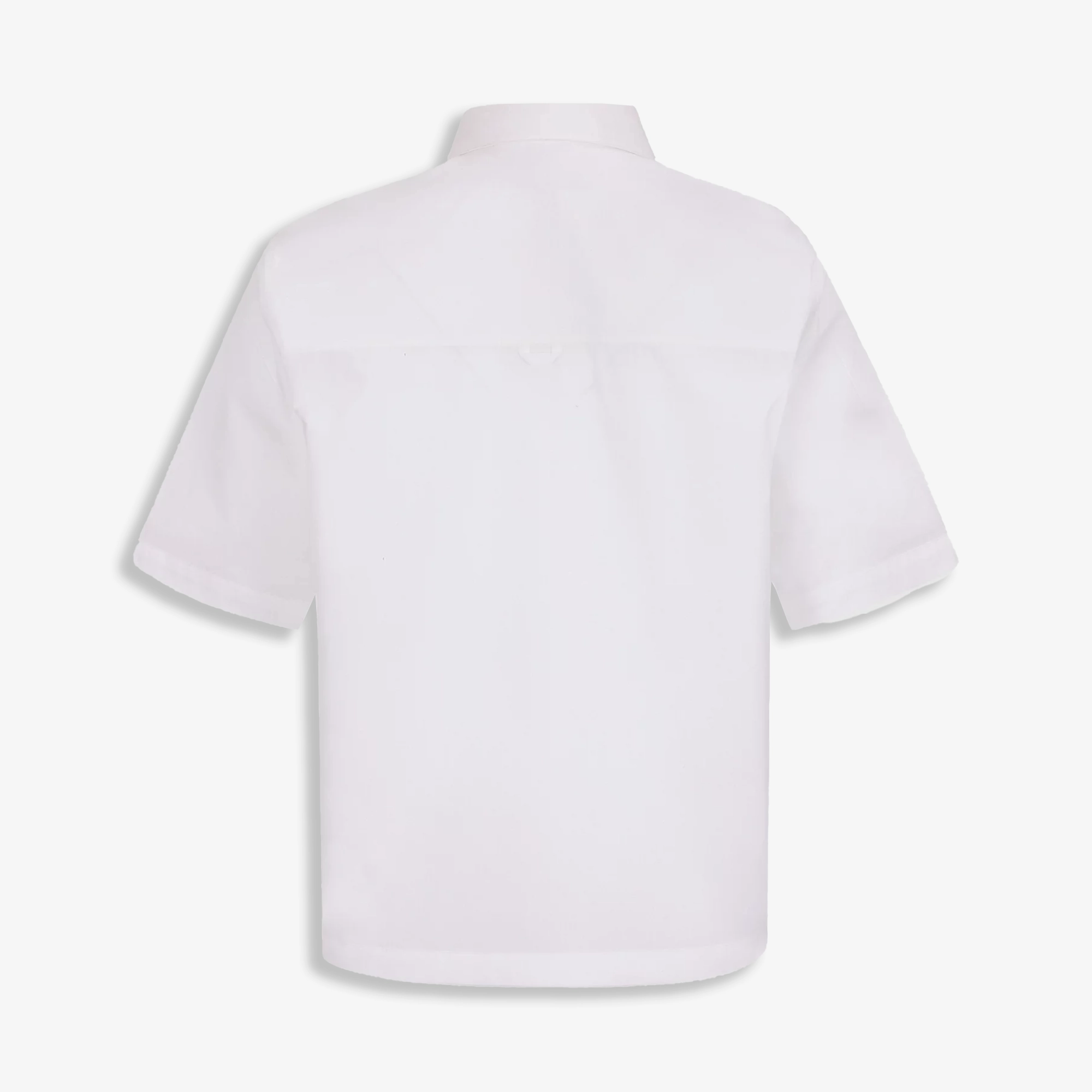 ALMOST GODS | VICTORIA FRESCO RELAXED SHIRT { WHITE DoubleLayeredEdging Jewel tone